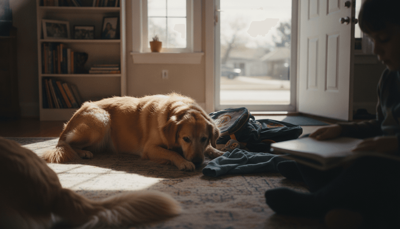 84% of U.S. Dogs Already Show Anxiety Signs — and the August Back-to-School Quiet Hits Hardest