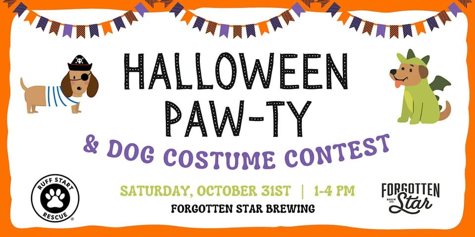 Halloween Paw-ty & Dog Costume Contest Benefiting Ruff Start Rescue