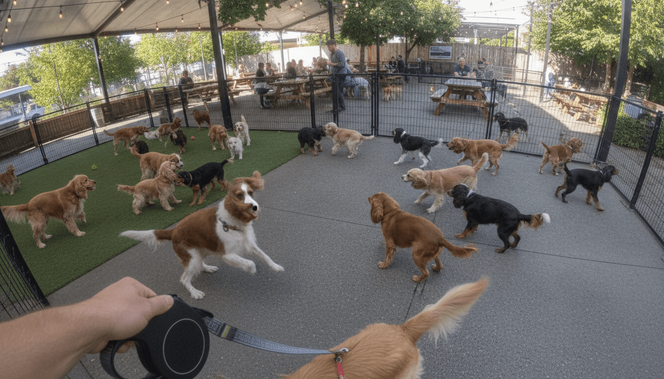 Spaniel Meetup at Dog Yard Bar
