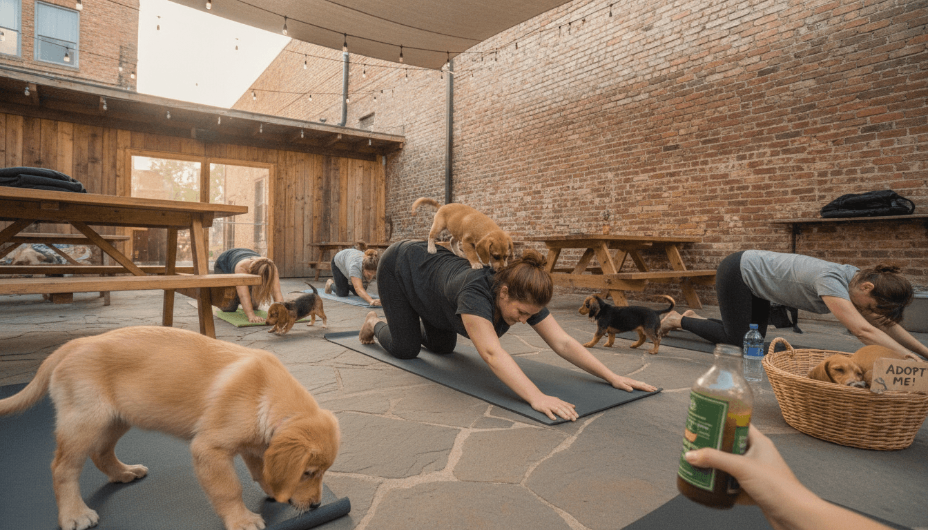 Puppy Yoga with Puppies & Yoga SF