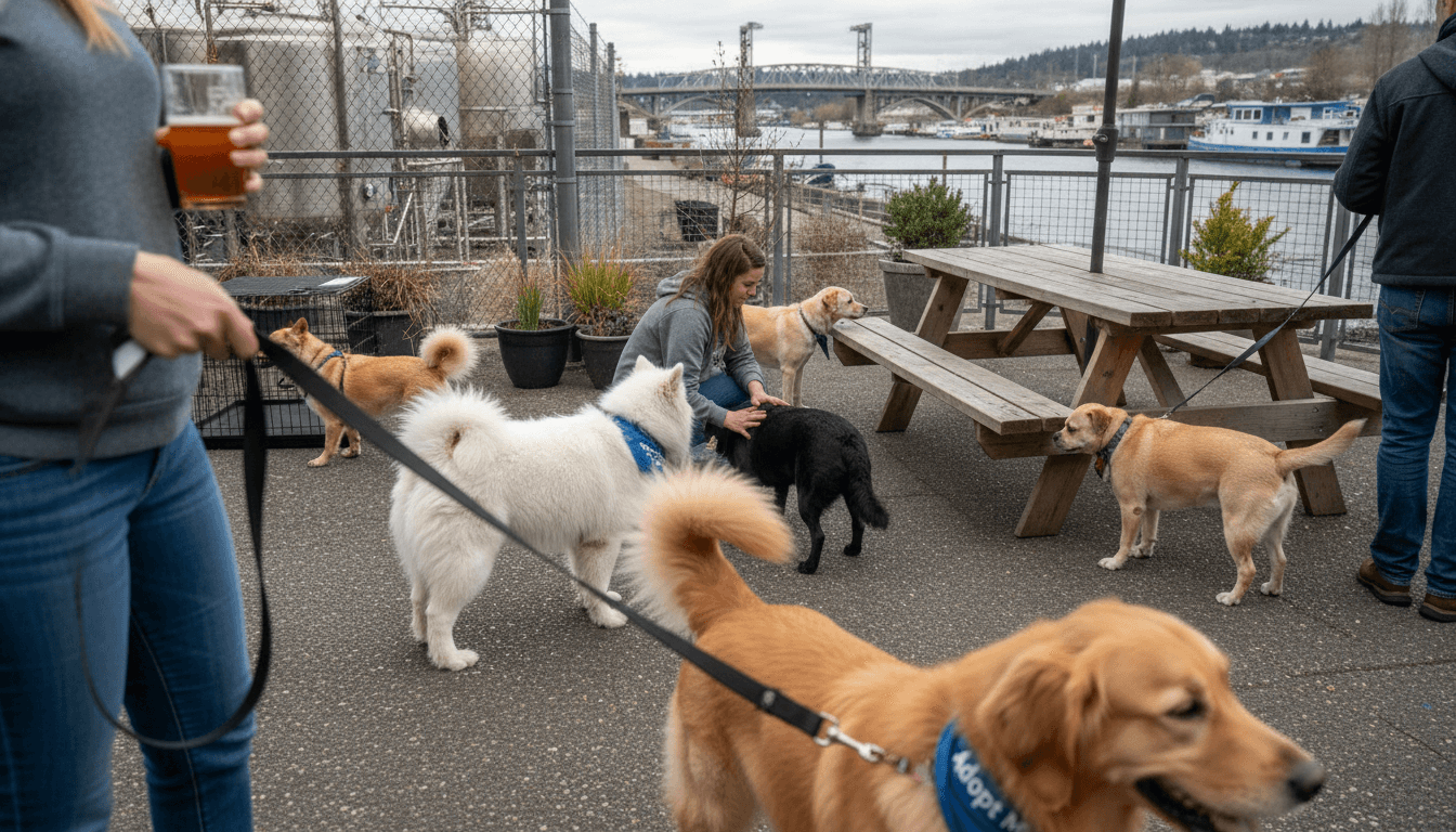 Adoptable Dog Meet & Greet at Old Stove Brewing