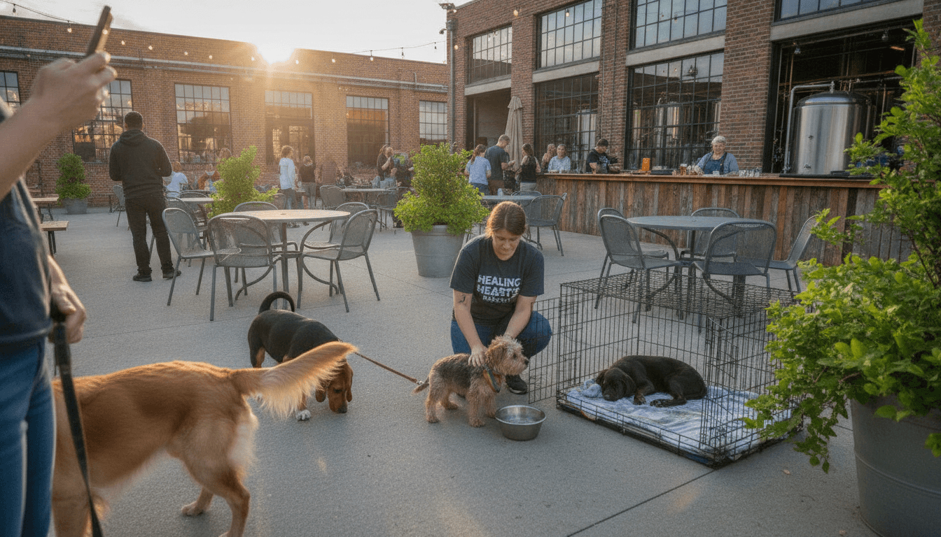 Healing Hearts Rescue Adoption Event at Trove Brewing