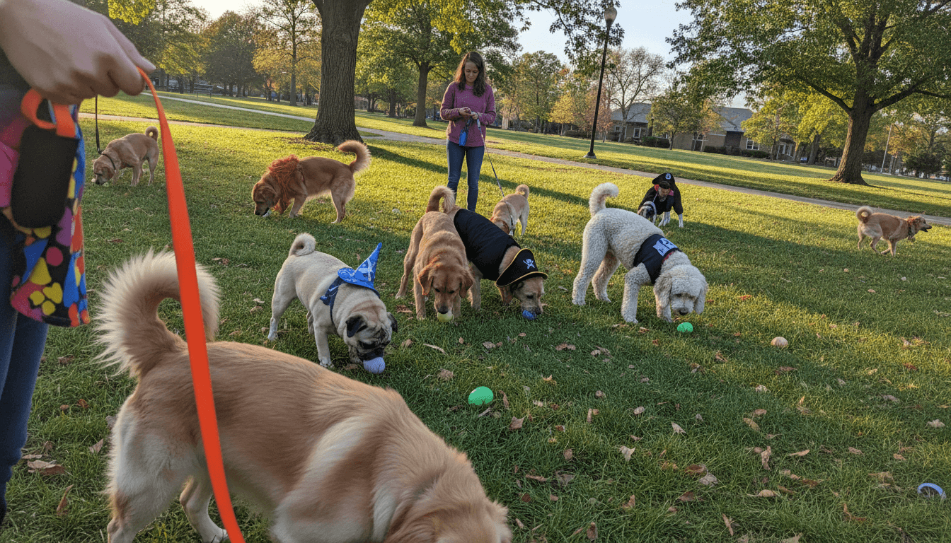 Howl-o-ween Dog Egg Hunt