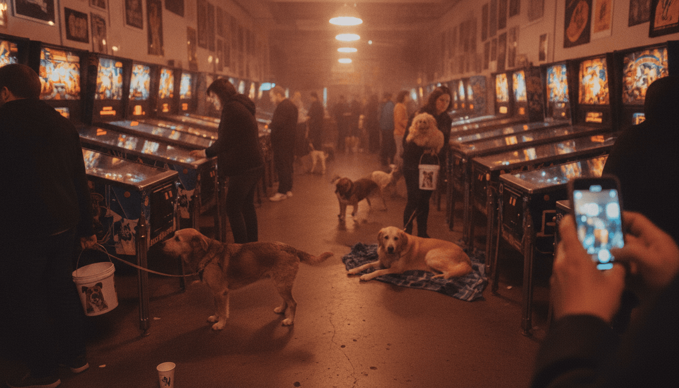 Pinball Fundraiser for the Mutts