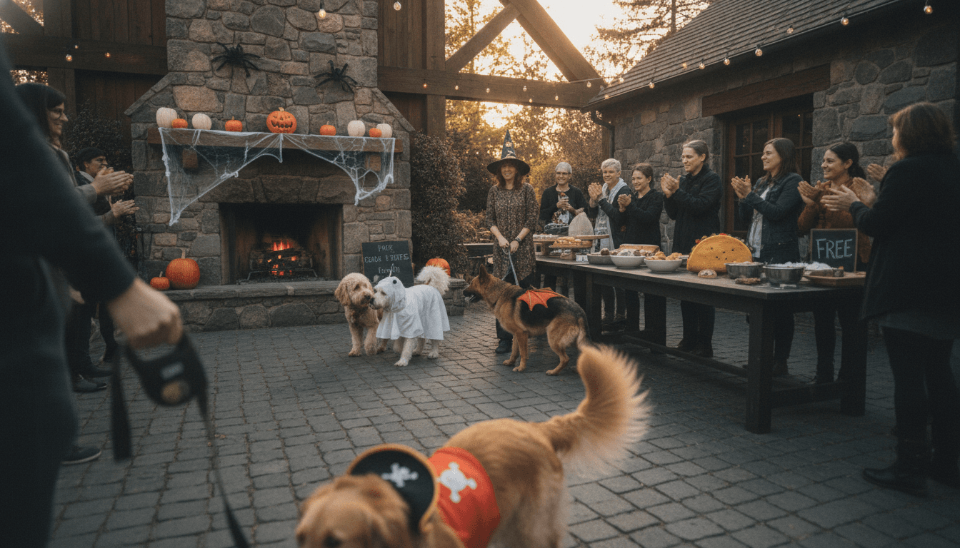 Howl-O-Ween Pet Parade at The Stone House Cafe