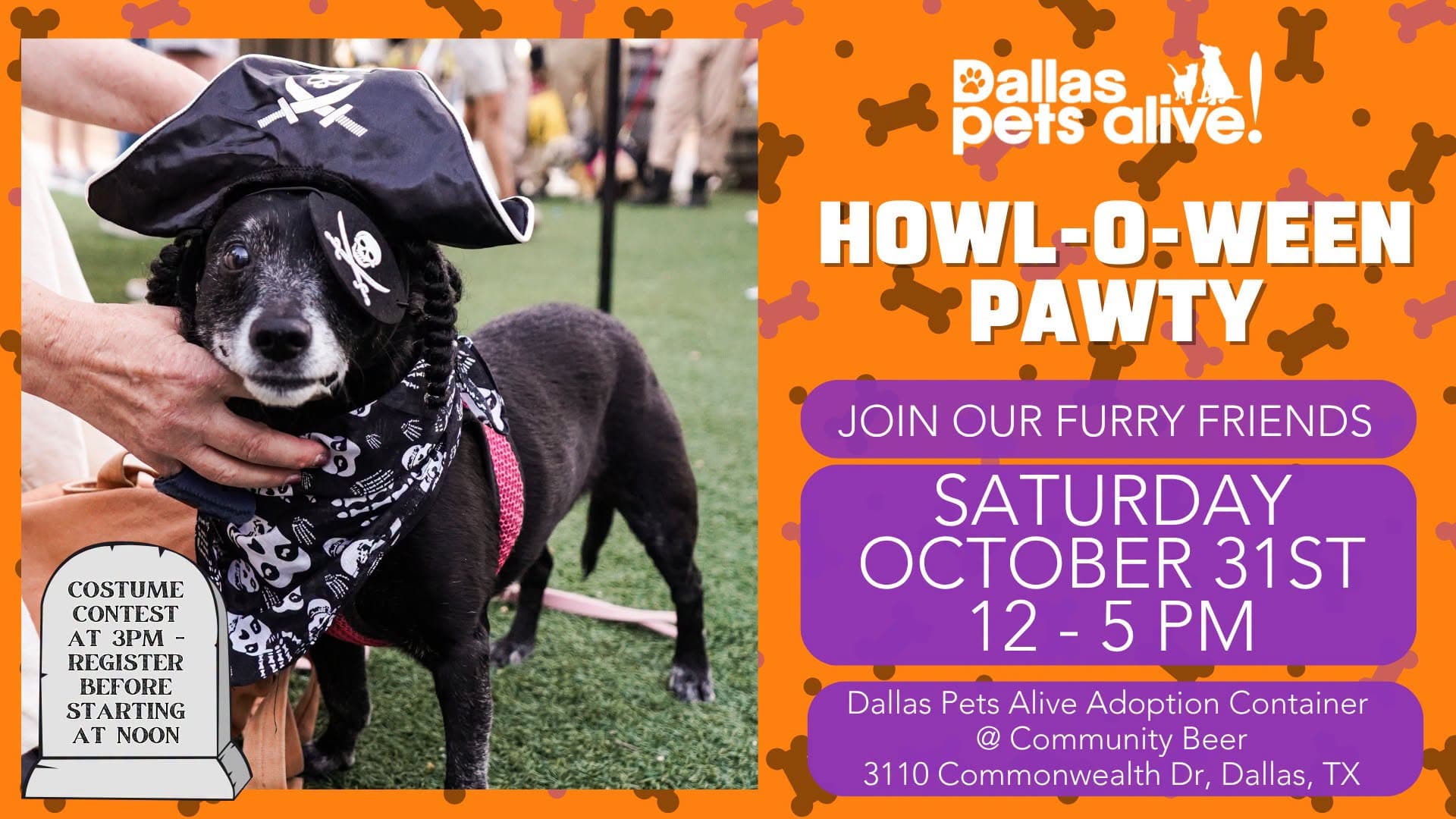 HOWL-O-WEEN Costume Contest, Pet Vendor & Adoption Event