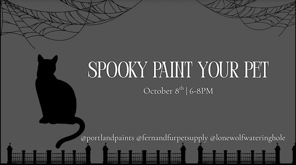 Spooky Paint Your Pet