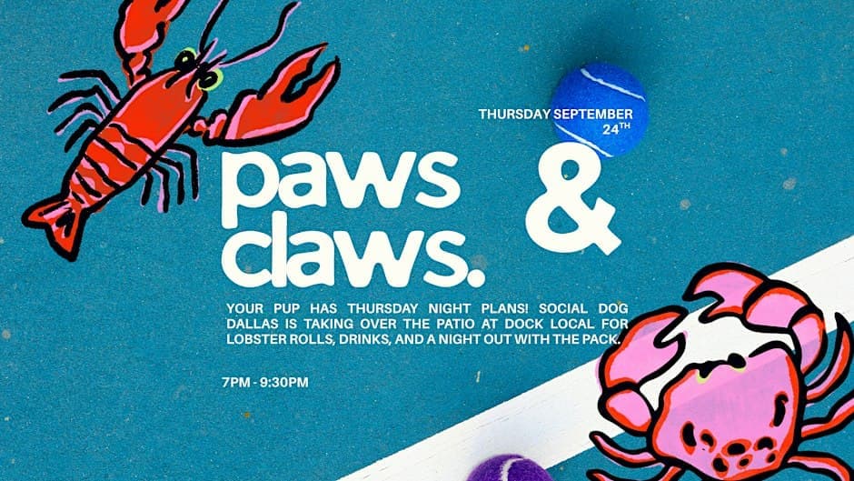 Paws & Claws — Dog Patio Party at Dock Local