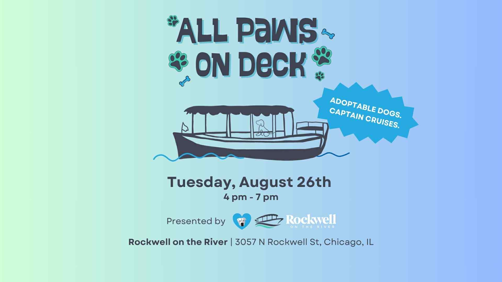 All Paws On Deck Adoption Event