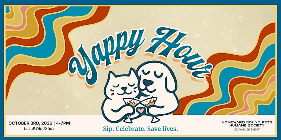 Yappy Hour Benefitting Homeward Bound Pets