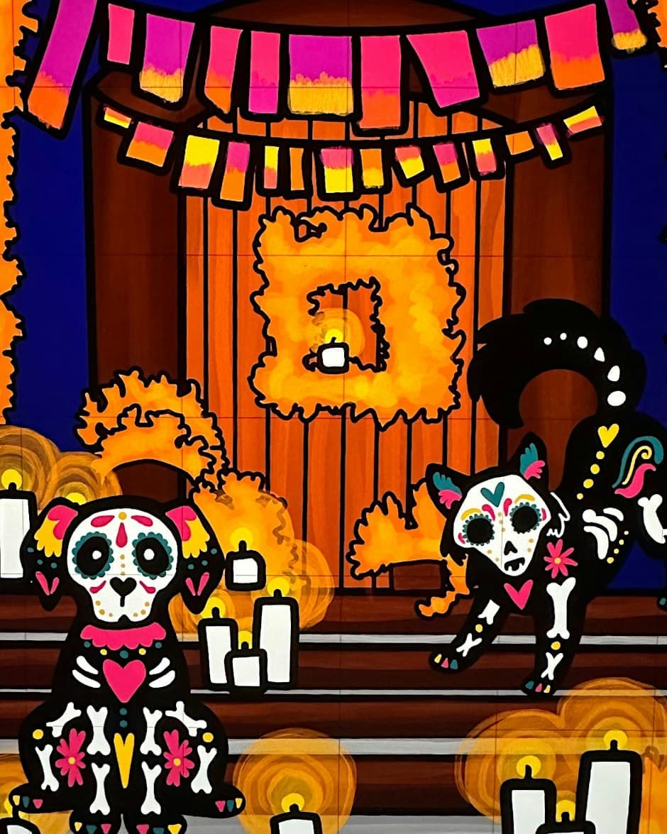 Copilot Dog Training - Day of the Dead Celebration