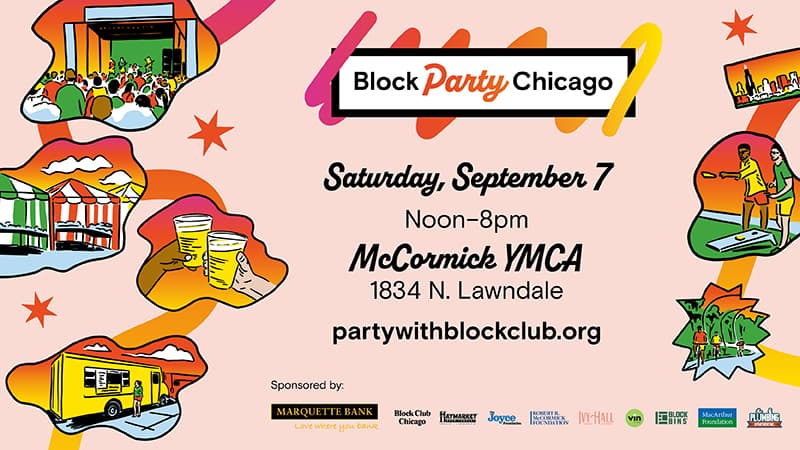 Block Club Block Party with One Tail at a Time