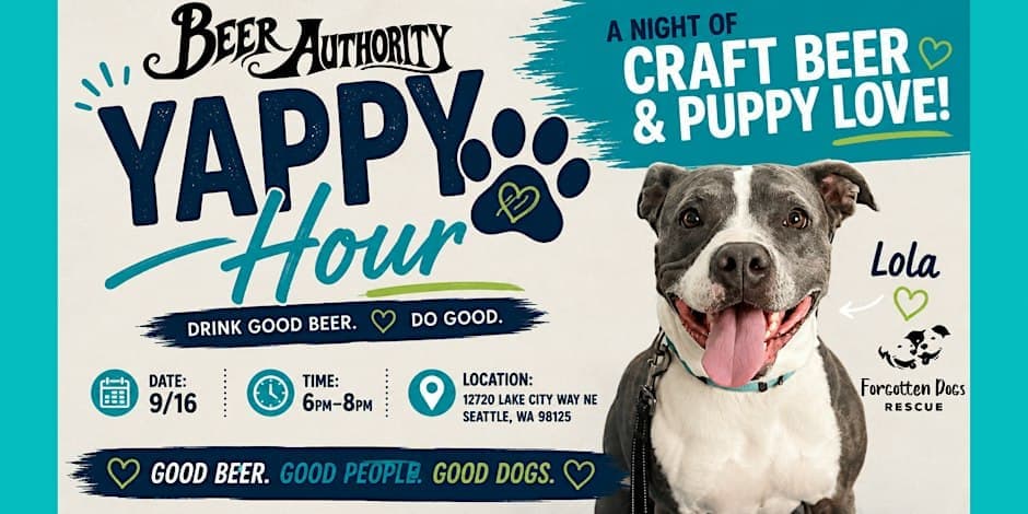 Yappy Hour at Beer Authority