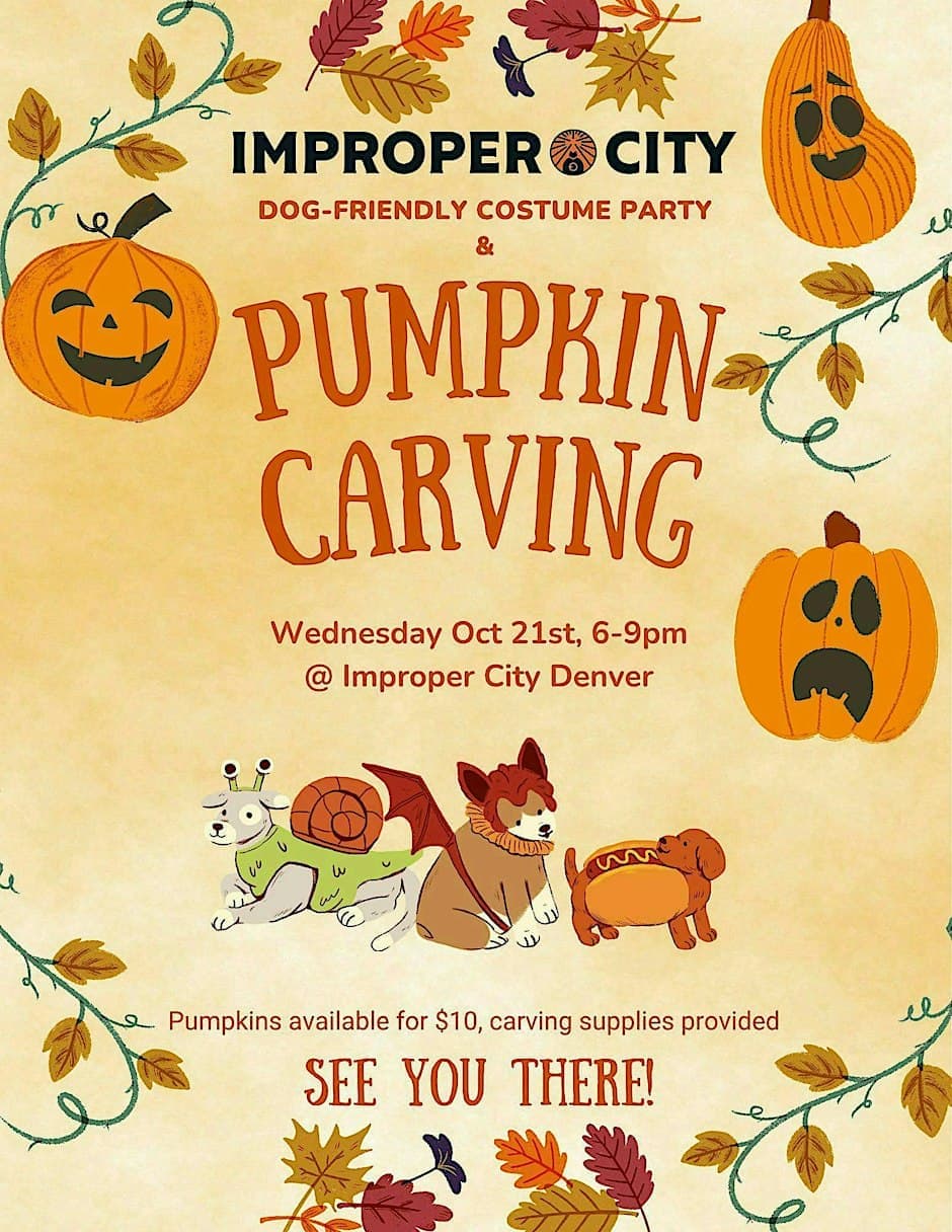 Dog-Friendly Pumpkin Carving & Costume Party