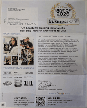Off-Leash K9 Training Indianapolis