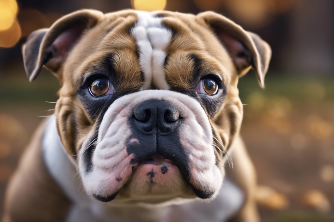 English Boston Bulldog dog breed