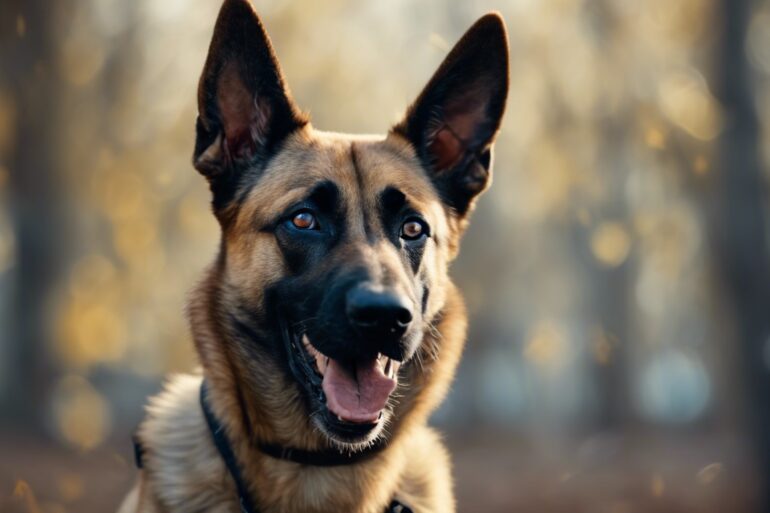 German Malinois Sidewalk Dog