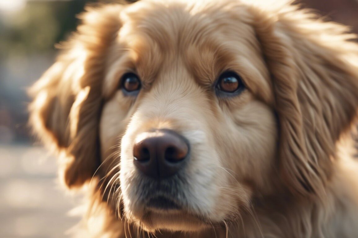 Golden Newfie dog breed